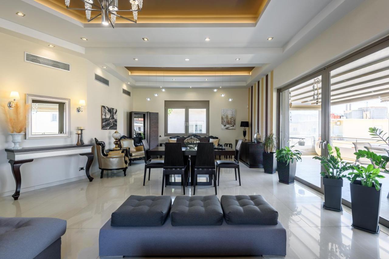 Luxury Villa In City Center With Rooftop Swimming Pool La Canea Exterior foto