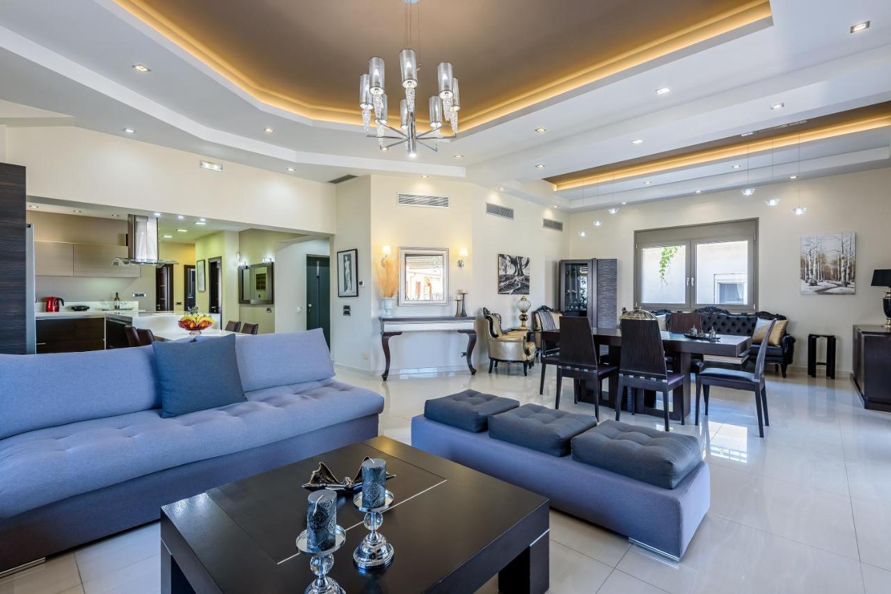 Luxury Villa In City Center With Rooftop Swimming Pool La Canea Exterior foto